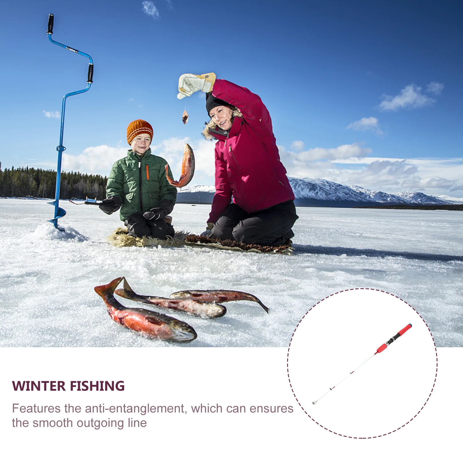 1pc Rod 60cm Portable Telescopic Winter Shrimp Baitcasting Ultra Lightweight Durable Metal Material Outdoor Supply
1pc Rod 60cm Portable Telescopic Winter Shrimp Baitcasting Ultra Lightweight Durable Metal Material Outdoor Supply