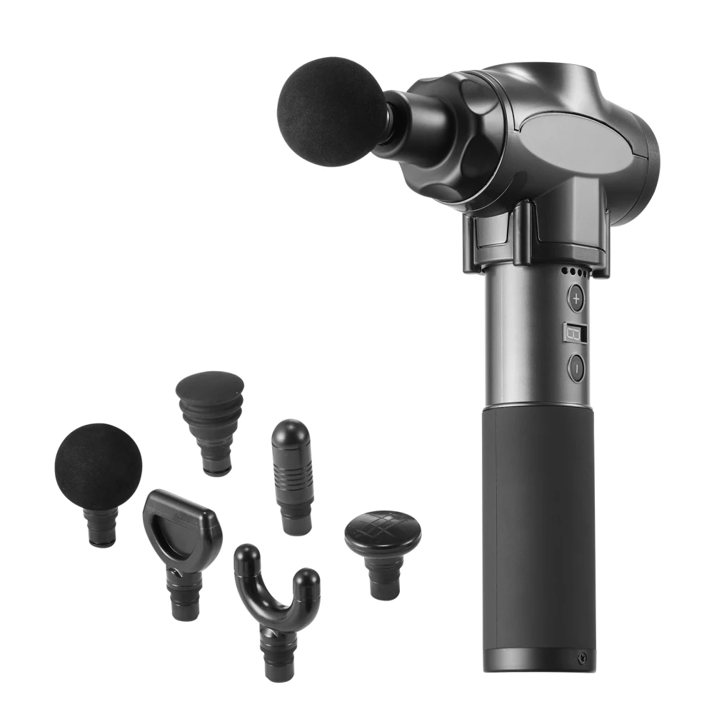 Massage Gun Deep Tissue with 9 Speed Levels & 6 Massage Heads, 24V 2500mAh Batteries, Percussion Muscle Massager for Athletes
Massage Gun Deep Tissue with 9 Speed Levels & 6 Massage Heads, 24V 2500mAh Batteries, Percussion Muscle Massager for Athletes