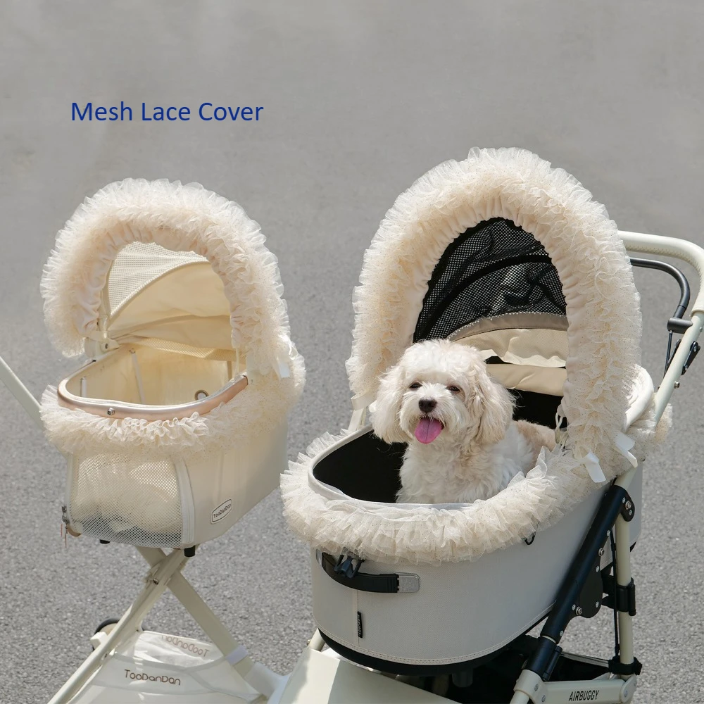 Stylish Lace Sunshade Mesh Cover For Pet Stroller,Dog Stroller Edge Cover-For Clean Cozy Outdoor Stroller Ride, Washable
Stylish Lace Sunshade Mesh Cover For Pet Stroller,Dog Stroller Edge Cover-For Clean Cozy Outdoor Stroller Ride, Washable