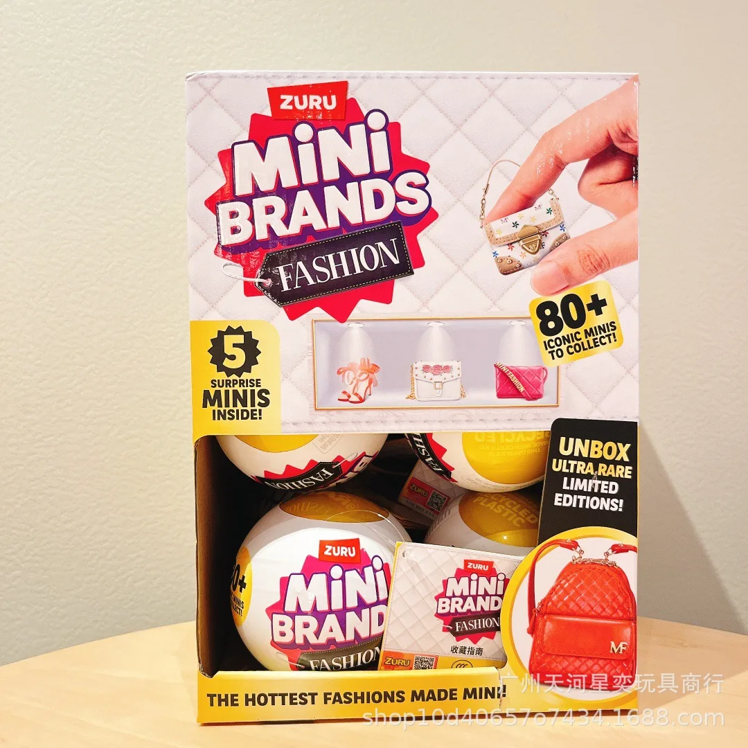 HOT Zuru Mini Brands Fashion Series 3 Surprise Ball 5 Mini Fashion Bags 80+ Iconic Minis Ultra Rare Collectible Toy Collection
HOT Zuru Mini Brands Fashion Series 3 Surprise Ball 5 Mini Fashion Bags 80+ Iconic Minis Ultra Rare Collectible Toy Collection