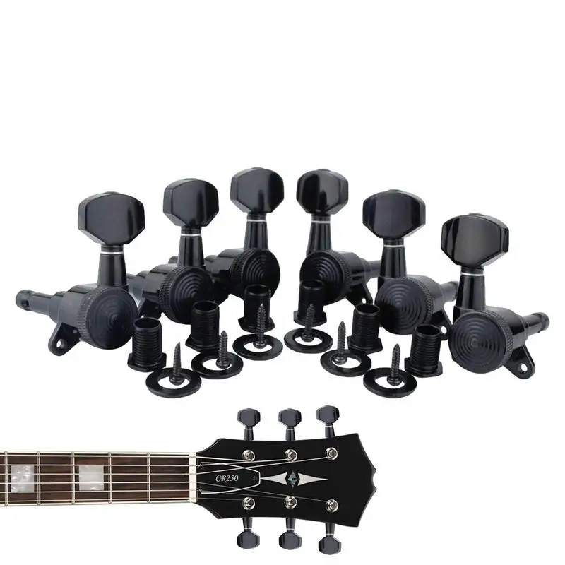 Guitar Machine Heads Knobs Musical Instrument Accessories 1:18 Sturdy Guitar Bridge Parts String Winders For Women Men
Guitar Machine Heads Knobs Musical Instrument Accessories 1:18 Sturdy Guitar Bridge Parts String Winders For Women Men