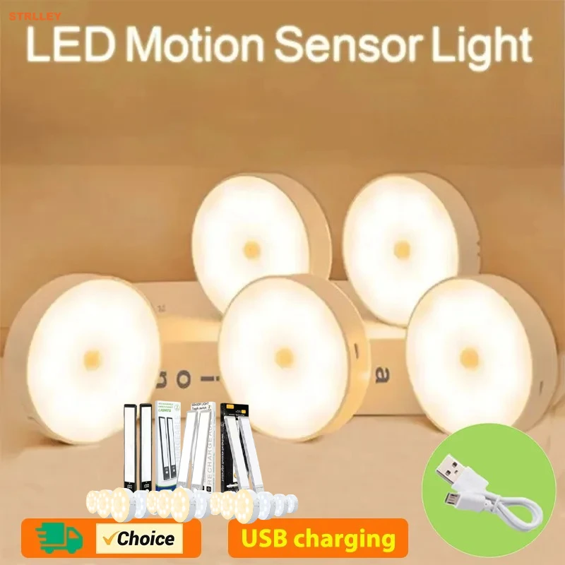 PIR Motion Sensor LED Night Light USB Rechargeable Night Lamp For Kitchen Cabinet Wardrobe Lamp Staircase Wireless Closet Light
PIR Motion Sensor LED Night Light USB Rechargeable Night Lamp For Kitchen Cabinet Wardrobe Lamp Staircase Wireless Closet Light