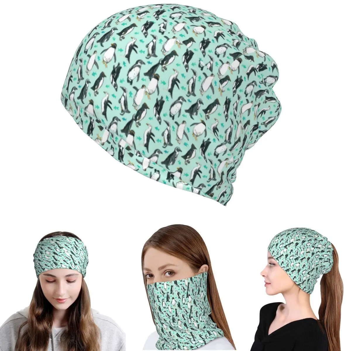 Lots Of Little Penguins On Mint Bandana Neck Gaiter Wrap Scarf Warm Balaclava Beanies Hat for Men Women Adult Washable
Lots Of Little Penguins On Mint Bandana Neck Gaiter Wrap Scarf Warm Balaclava Beanies Hat for Men Women Adult Washable