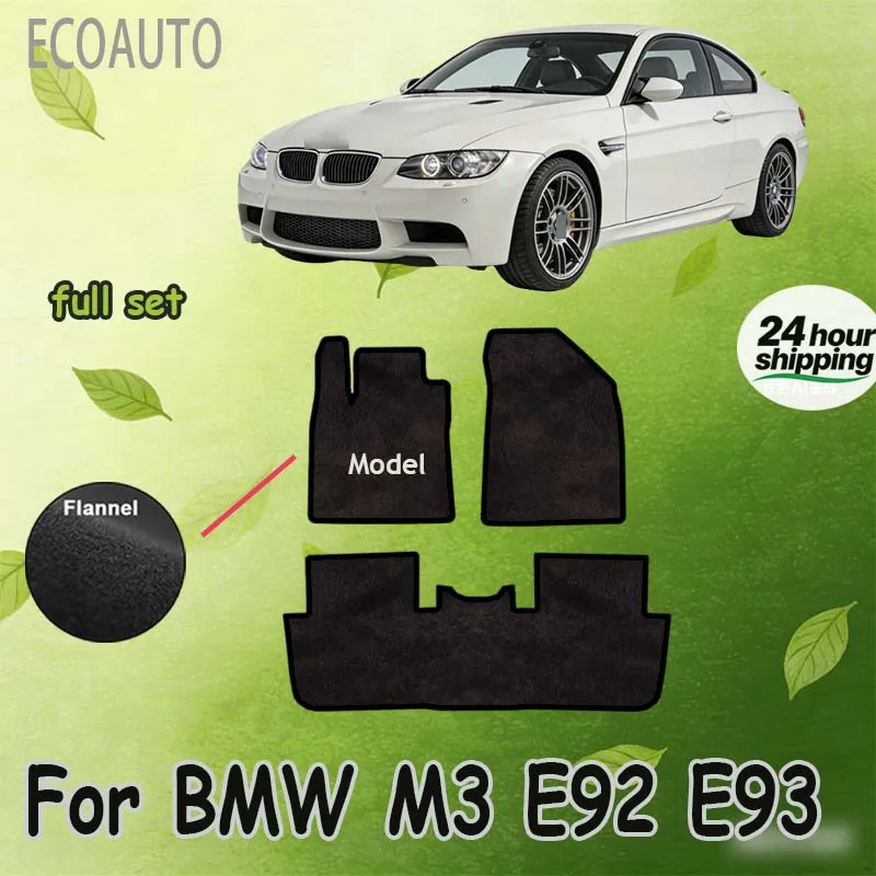 Velour mats For BMW M3 E92 E93 2008~2013 Car Floor Mat Rugs Panel Footpads Carpets Cover Cape Anti-slip Foot Pad Auto Accessorie
Velour mats For BMW M3 E92 E93 2008~2013 Car Floor Mat Rugs Panel Footpads Carpets Cover Cape Anti-slip Foot Pad Auto Accessorie