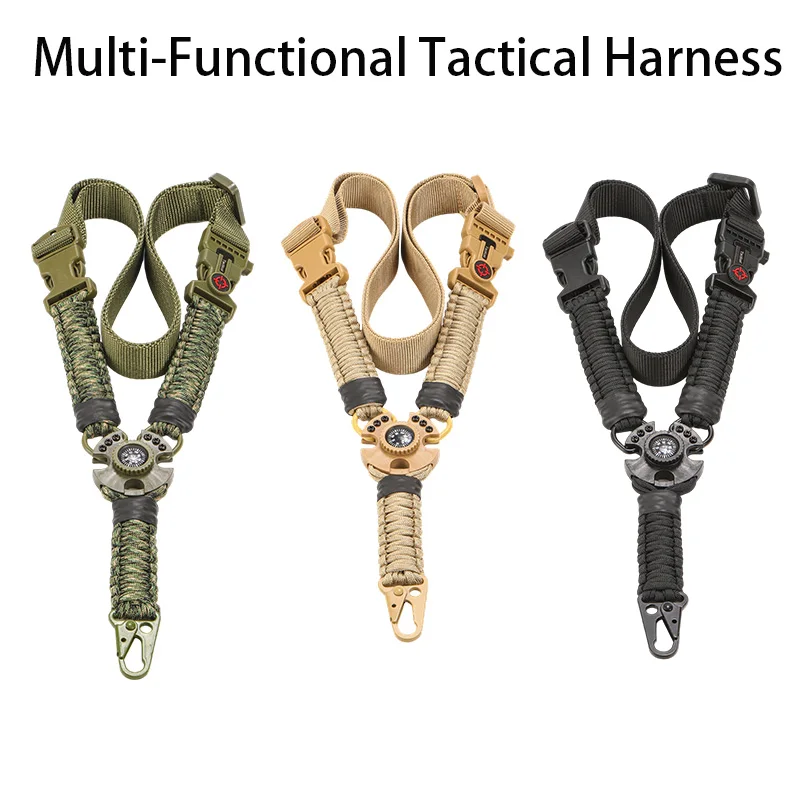 Тактический одноточечный ремень, нейлоновая тесьма, паракорд, многофункциональный плечевой ремень для винтовки, прочный регулируемый ремень для охоты, пейнтбола
Тактический одноточечный ремень, нейлоновая тесьма, паракорд, многофункциональный плечевой ремень для винтовки, прочный регулируемый ремень для охоты, пейнтбола