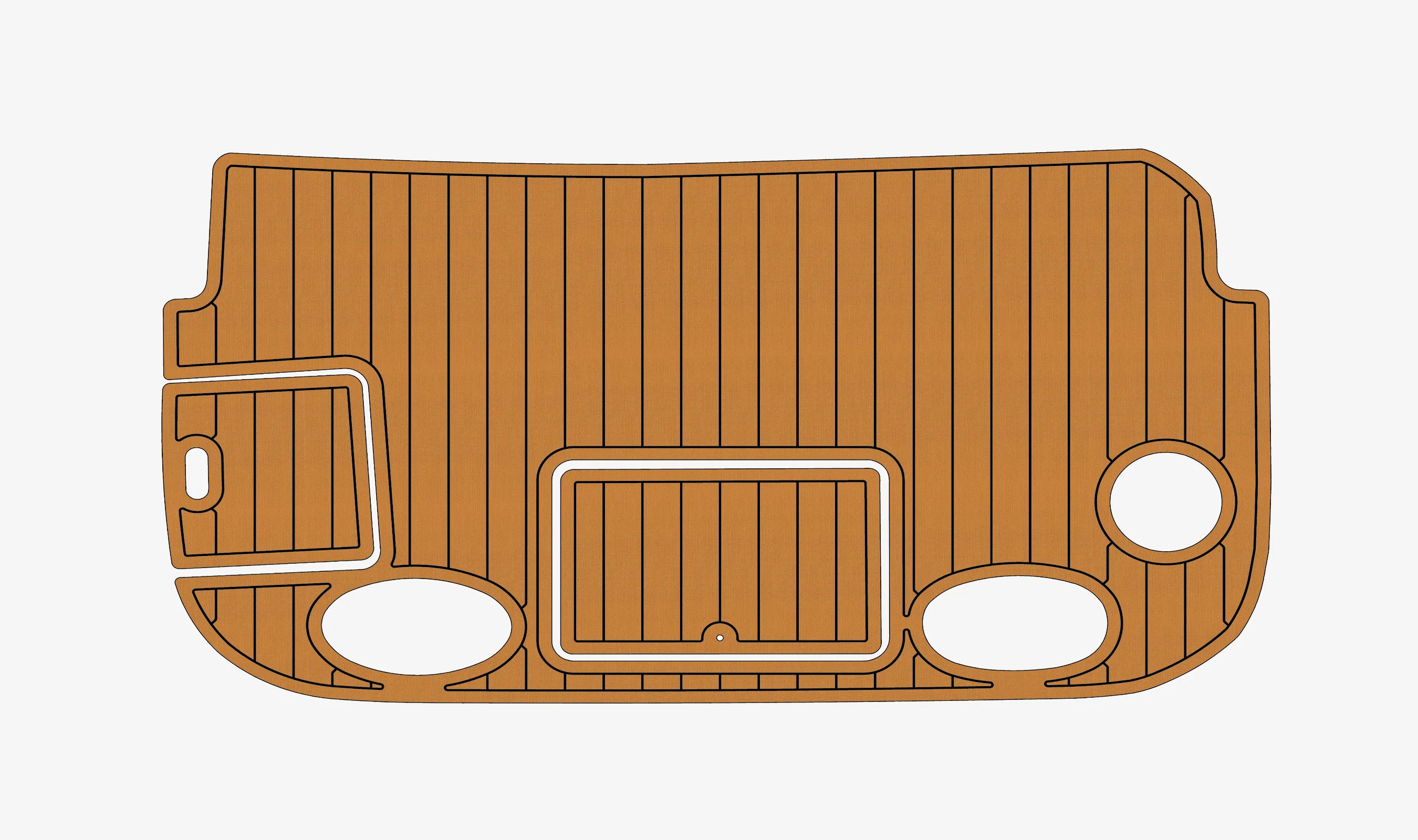 Нескользящий коврик из морского искусственного тикового EVA - самоклеящаяся подкладка для палубы лодки Sea Ray 250 1/4 дюйма (6 мм) для кабины и палубы
Нескользящий коврик из морского искусственного тикового EVA - самоклеящаяся подкладка для палубы лодки Sea Ray 250 1/4 дюйма (6 мм) для кабины и палубы