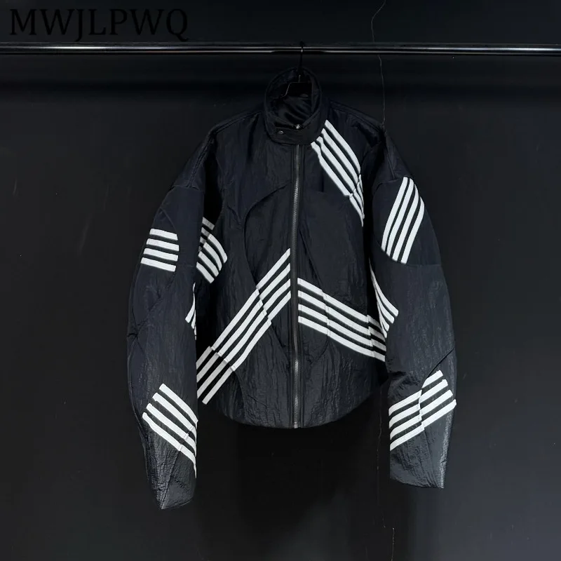 Мужская хлопковая куртка MWJLPWQ с воротником-стойкой, в полоску, на молнии, в уличном стиле, с лоскутным дизайном, повседневная, в мотоциклетном стиле, 13051
Мужская хлопковая куртка MWJLPWQ с воротником-стойкой, в полоску, на молнии, в уличном стиле, с лоскутным дизайном, повседневная, в мотоциклетном стиле, 13051