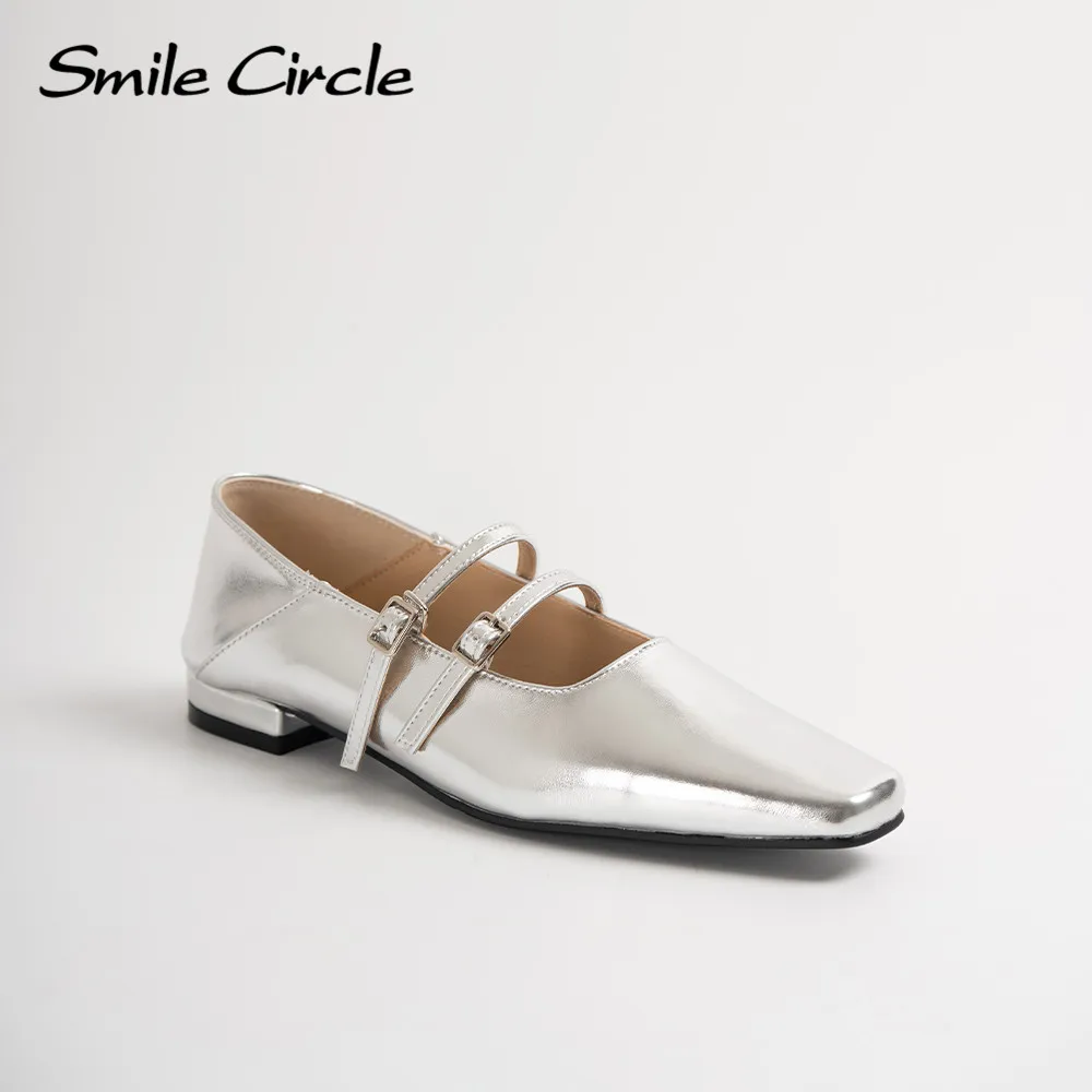 Women's Flat Mary Jane Shoes with Buckle Decor Retro Square Toe Casual Ballet Flats
Women's Flat Mary Jane Shoes with Buckle Decor Retro Square Toe Casual Ballet Flats