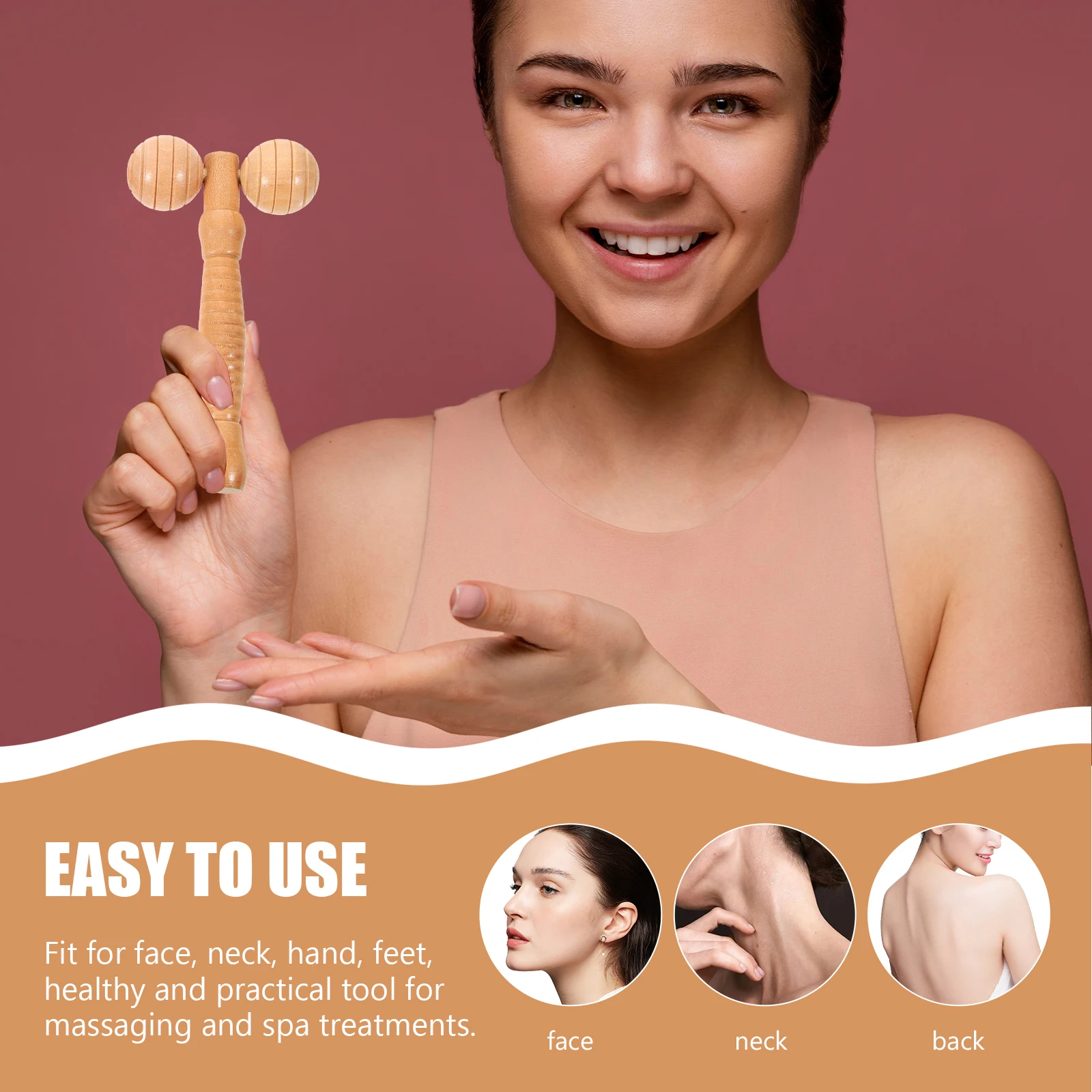 3Pcs Wooden Foot Massager Rollers Manual Neck Shoulder Back Massage Roller Lightweight Portable Body Relaxation Tool for Home
3Pcs Wooden Foot Massager Rollers Manual Neck Shoulder Back Massage Roller Lightweight Portable Body Relaxation Tool for Home