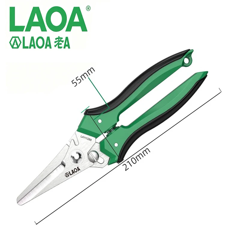 LAOA LA111288 Electrician Shears Heavy Duty Stainless Steel Multi Function For Cutting Wire Cable Electrician
LAOA LA111288 Electrician Shears Heavy Duty Stainless Steel Multi Function For Cutting Wire Cable Electrician