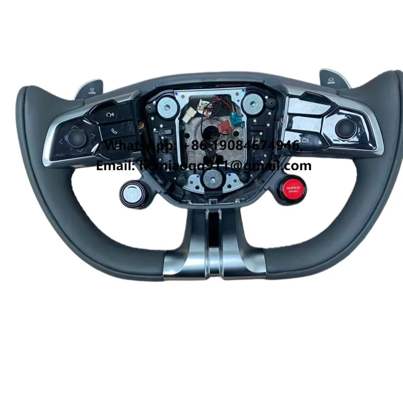 For MG Cyberster Sports Car Half-width Steering Wheel, Aircraft Joystick, MG Gray Steering Wheel. Supports Image Customization
For MG Cyberster Sports Car Half-width Steering Wheel, Aircraft Joystick, MG Gray Steering Wheel. Supports Image Customization