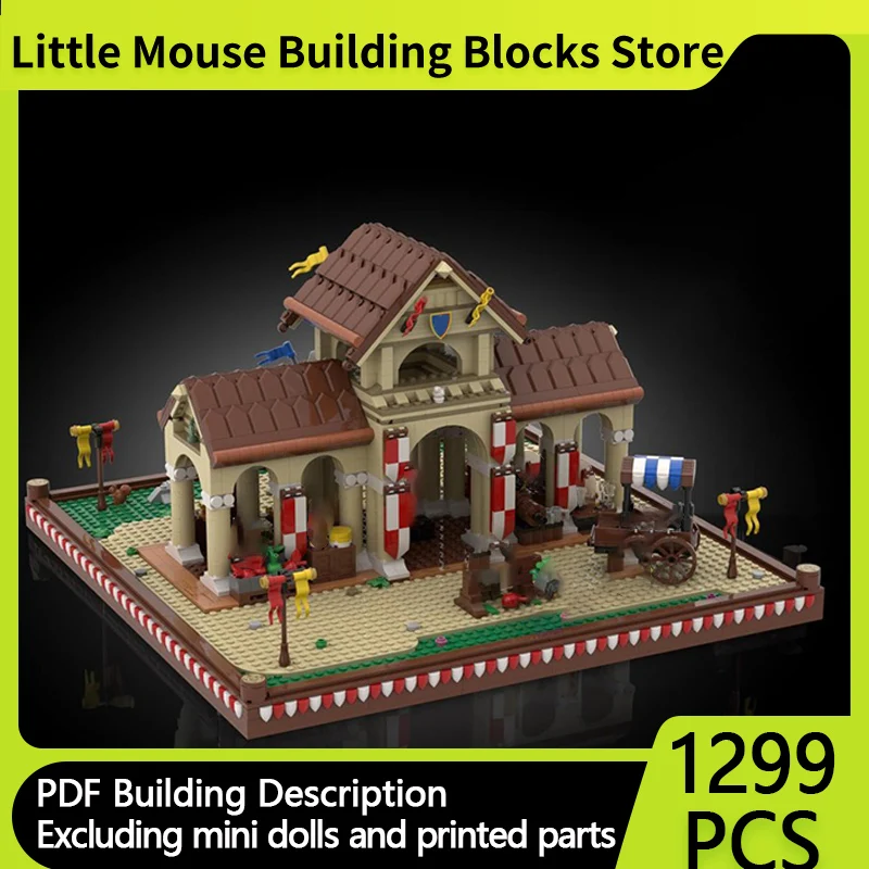 Medieval Castle Model MOC Building Bricks Village Market Hall Modular Technology Gifts Holiday Assemble Children Toys Suit
Medieval Castle Model MOC Building Bricks Village Market Hall Modular Technology Gifts Holiday Assemble Children Toys Suit