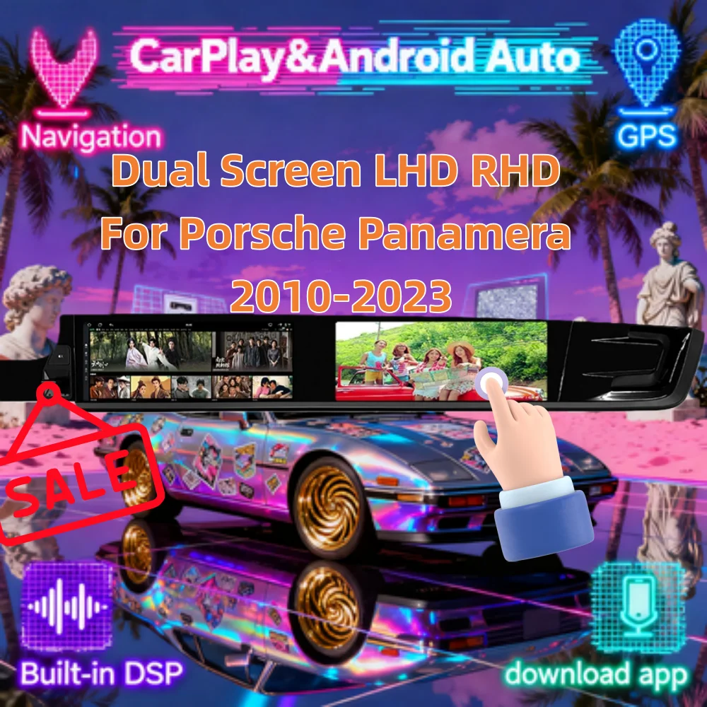12.3Inch Dual Screen Wireless CarPlay Multimedia Co-pilot Entertainment For Porsche Panamera 971 2010-2023 Android Auto LHD RHD
12.3Inch Dual Screen Wireless CarPlay Multimedia Co-pilot Entertainment For Porsche Panamera 971 2010-2023 Android Auto LHD RHD