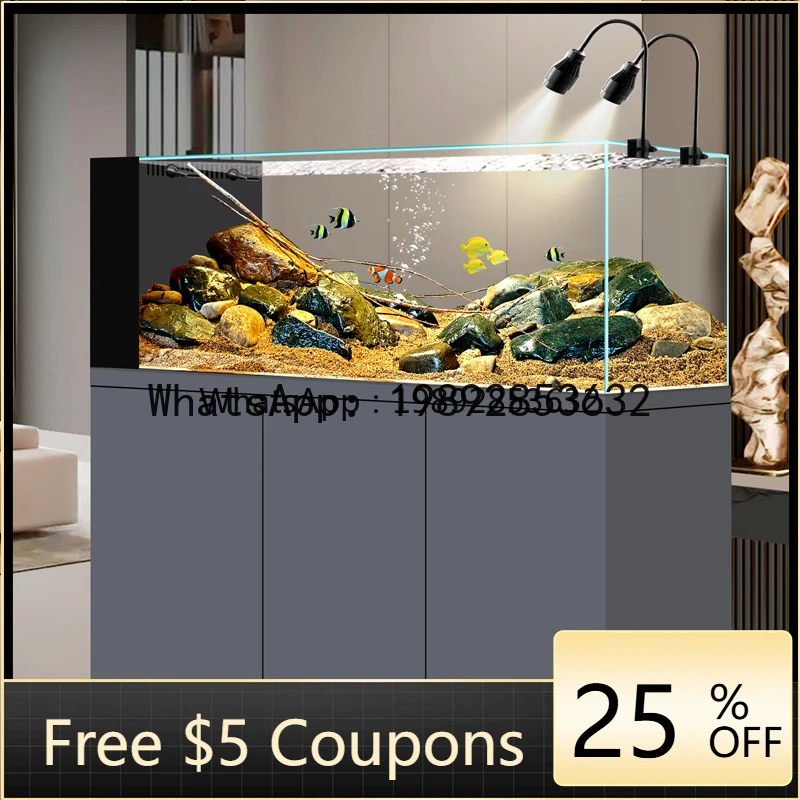 G1 Stream Tank Gold Crystal Ultra White Glass Ecological No Water Change Bottom Filter Landscaping Living Room Goldfish Tank
G1 Stream Tank Gold Crystal Ultra White Glass Ecological No Water Change Bottom Filter Landscaping Living Room Goldfish Tank