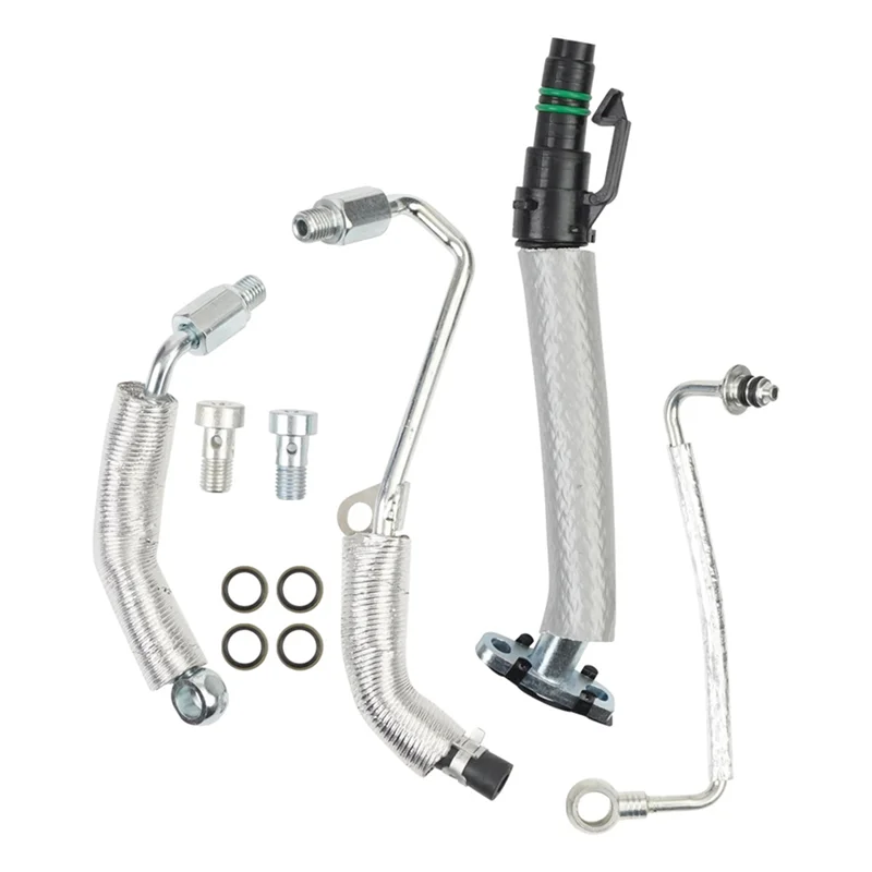 A77T-Turbo Oil Return Drain & Oil Feed Pipe Kit For Buick Encore Chevy Cruze 1.4L L4, 55592600 25198546 25200947 55587854
A77T-Turbo Oil Return Drain & Oil Feed Pipe Kit For Buick Encore Chevy Cruze 1.4L L4, 55592600 25198546 25200947 55587854