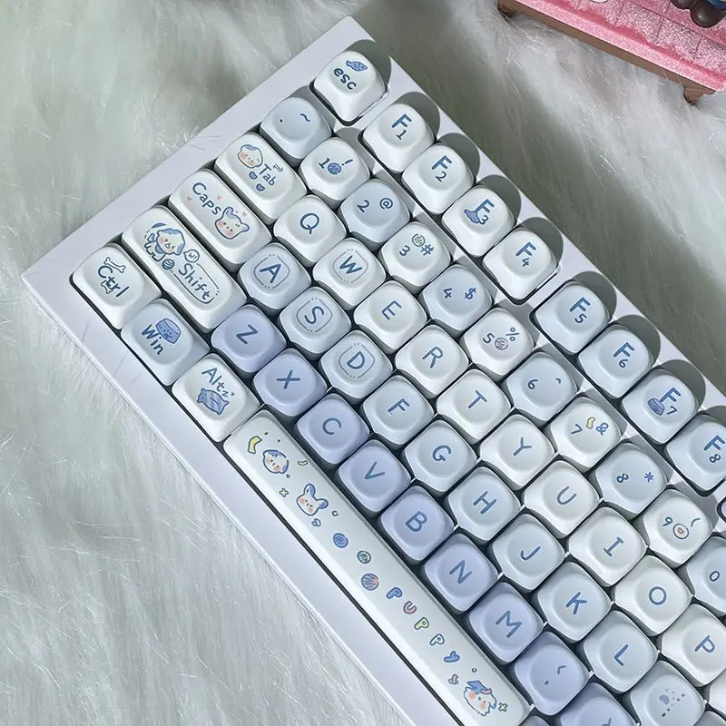 Cross keycap puppy not white MOA height PBT material cartoon cute mechanical keyboard keycap small full set
Cross keycap puppy not white MOA height PBT material cartoon cute mechanical keyboard keycap small full set