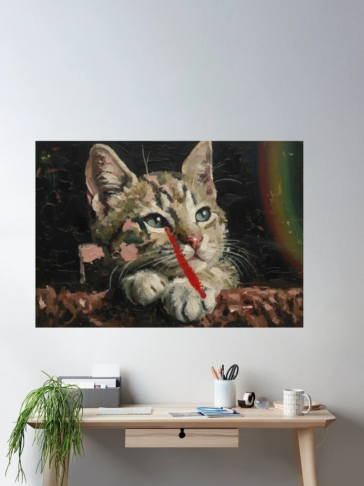 Laurent Villedieu Crimson Gaze, Tabby No. 1, Art Print Canvas Poster, Living Room Decor, Home Wall Picture
Laurent Villedieu Crimson Gaze, Tabby No. 1, Art Print Canvas Poster, Living Room Decor, Home Wall Picture