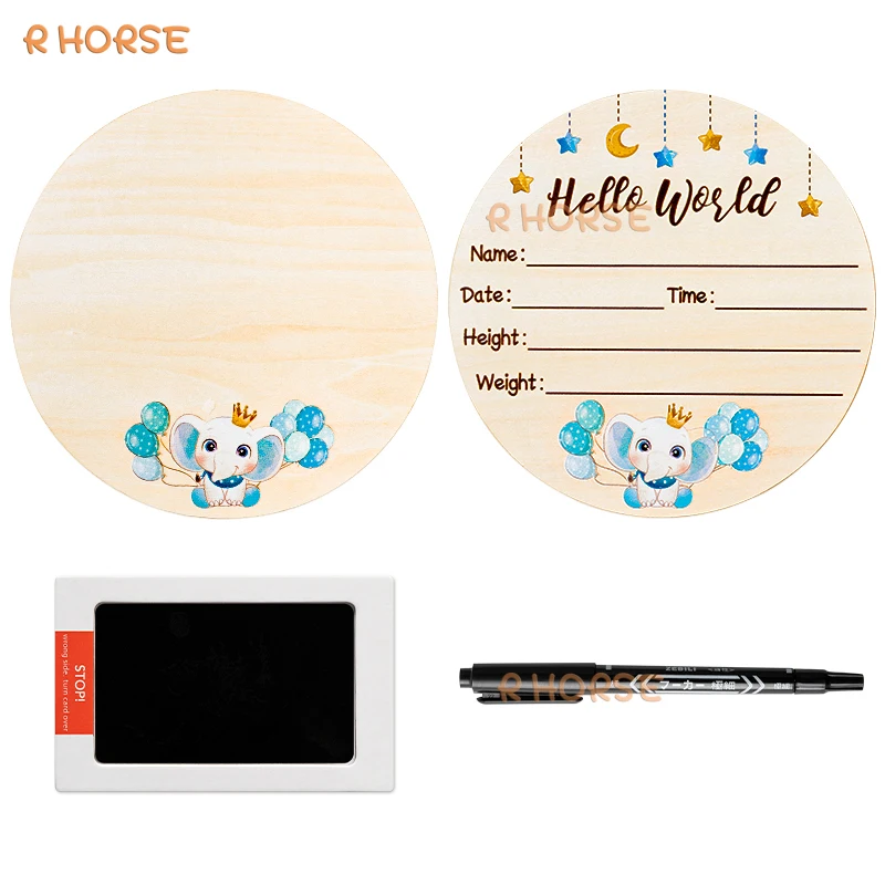 Baby Birth Announcement Sign Footprint Kit Safe Ink Pad Marker Pen Wooden Newborn Announcement Signs Baby Shower Gift Keepsakes
Baby Birth Announcement Sign Footprint Kit Safe Ink Pad Marker Pen Wooden Newborn Announcement Signs Baby Shower Gift Keepsakes