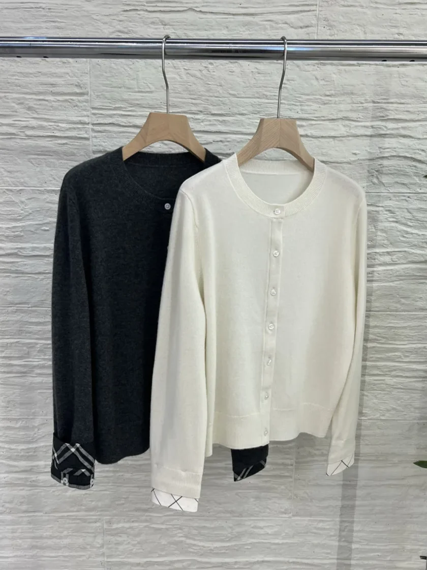 Women Detachable Cuffs Sweater Autumn O-Neck Long Sleeve Single Breasted Casual Slim Cashmere Knitted Cardigan
Women Detachable Cuffs Sweater Autumn O-Neck Long Sleeve Single Breasted Casual Slim Cashmere Knitted Cardigan