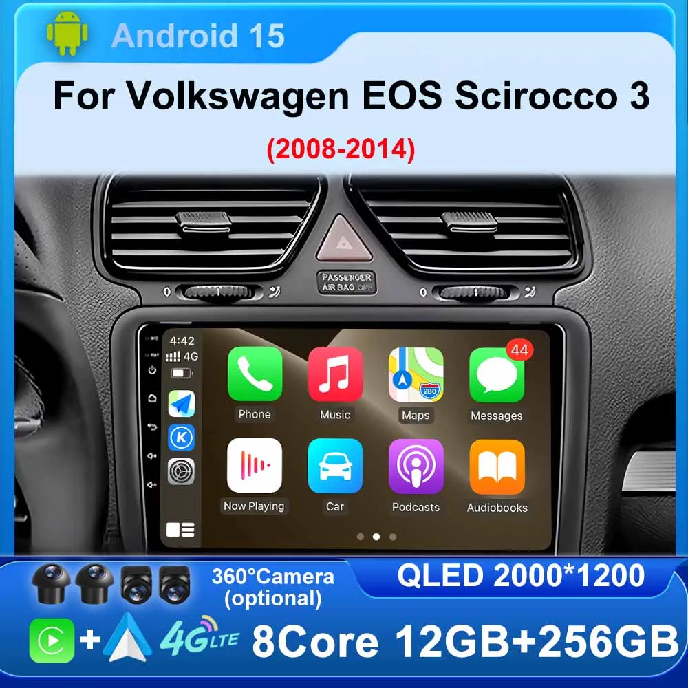 For VW Volkswagen Scirocco 2008-2014 Android 15 Wireless Bluetooth Carplay GPS Multimedia Car Radio 4G Head Unit Touch Screen
For VW Volkswagen Scirocco 2008-2014 Android 15 Wireless Bluetooth Carplay GPS Multimedia Car Radio 4G Head Unit Touch Screen