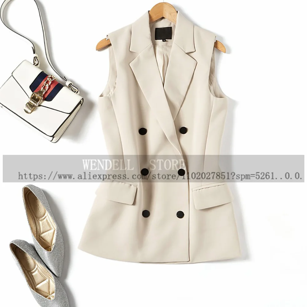 Traf 2023 Women Vest Official Blouses Tank Tops Double Breasted Lapels Smart Casual Tailored Sleeveless Jackets Prom Zevity Eam
Traf 2023 Women Vest Official Blouses Tank Tops Double Breasted Lapels Smart Casual Tailored Sleeveless Jackets Prom Zevity Eam