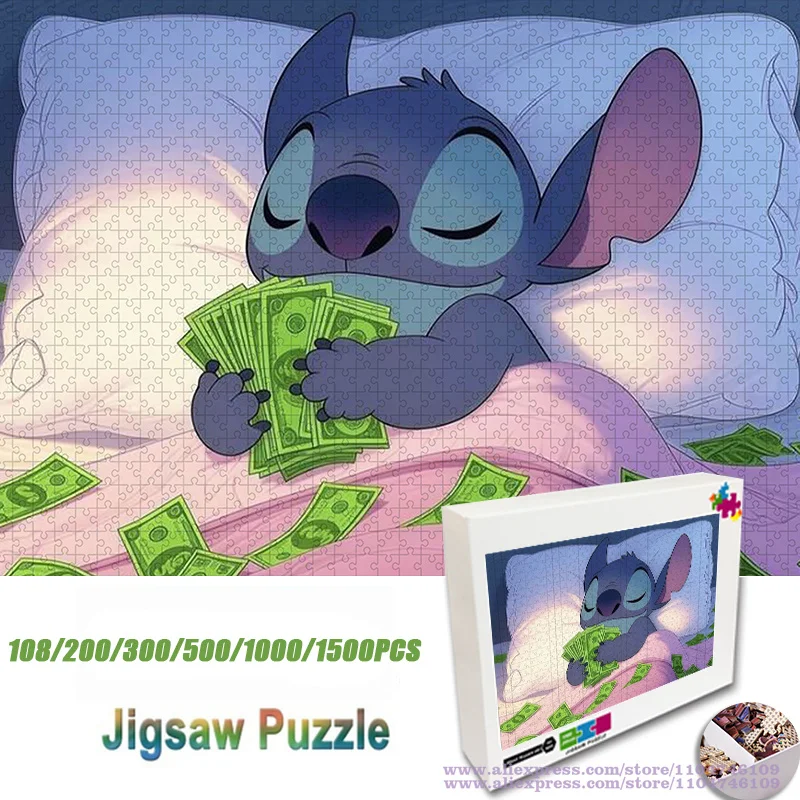 Anime Characters Stitch Puzzle Jigsaw Cartoon Anime Lilo & Stitch 108/200/300/500/1000/1500Pcs Intelligence Puzzles for Kids
Anime Characters Stitch Puzzle Jigsaw Cartoon Anime Lilo & Stitch 108/200/300/500/1000/1500Pcs Intelligence Puzzles for Kids