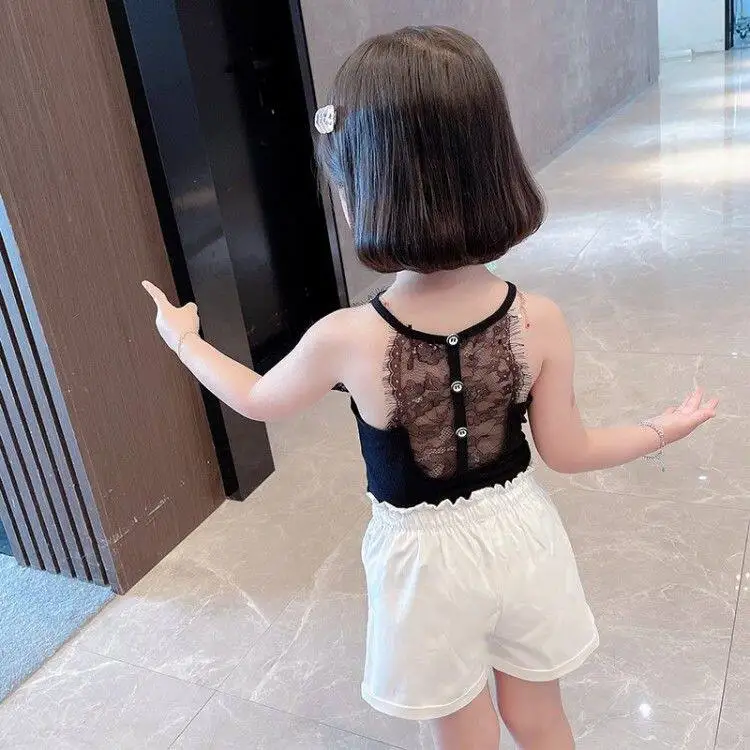 Girls Vest Summer Baby Childrens Korean Version Wearing Lace Underwear Top Childrens Base Shirt
Girls Vest Summer Baby Childrens Korean Version Wearing Lace Underwear Top Childrens Base Shirt