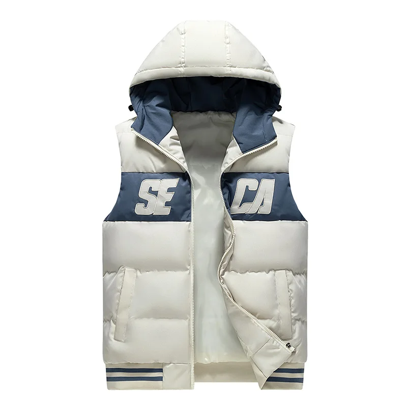 Male Autumn Outerwear Fleece Hooded Vest Jacket Winter Men Sleeveless Clothes Casual Tops Warm Waterproof Fashion Waistcoat Coat
Male Autumn Outerwear Fleece Hooded Vest Jacket Winter Men Sleeveless Clothes Casual Tops Warm Waterproof Fashion Waistcoat Coat
