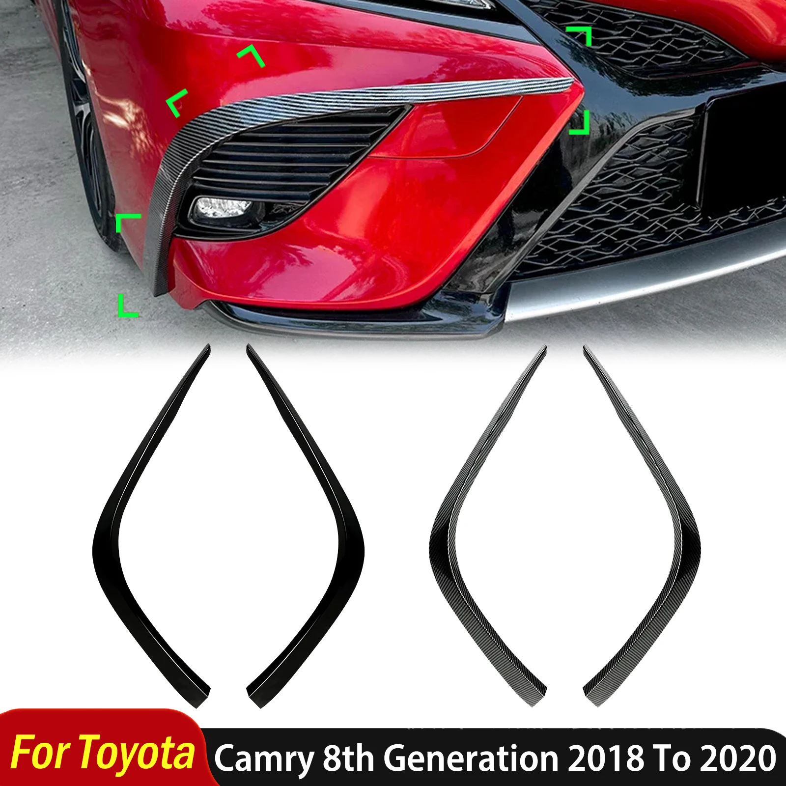 Для Toyota Camry 8-го поколения 2018-2020 передний бампер сплиттер для губ рамки крышка наклейка диффузор спортивный комплект кузова
Для Toyota Camry 8-го поколения 2018-2020 передний бампер сплиттер для губ рамки крышка наклейка диффузор спортивный комплект кузова