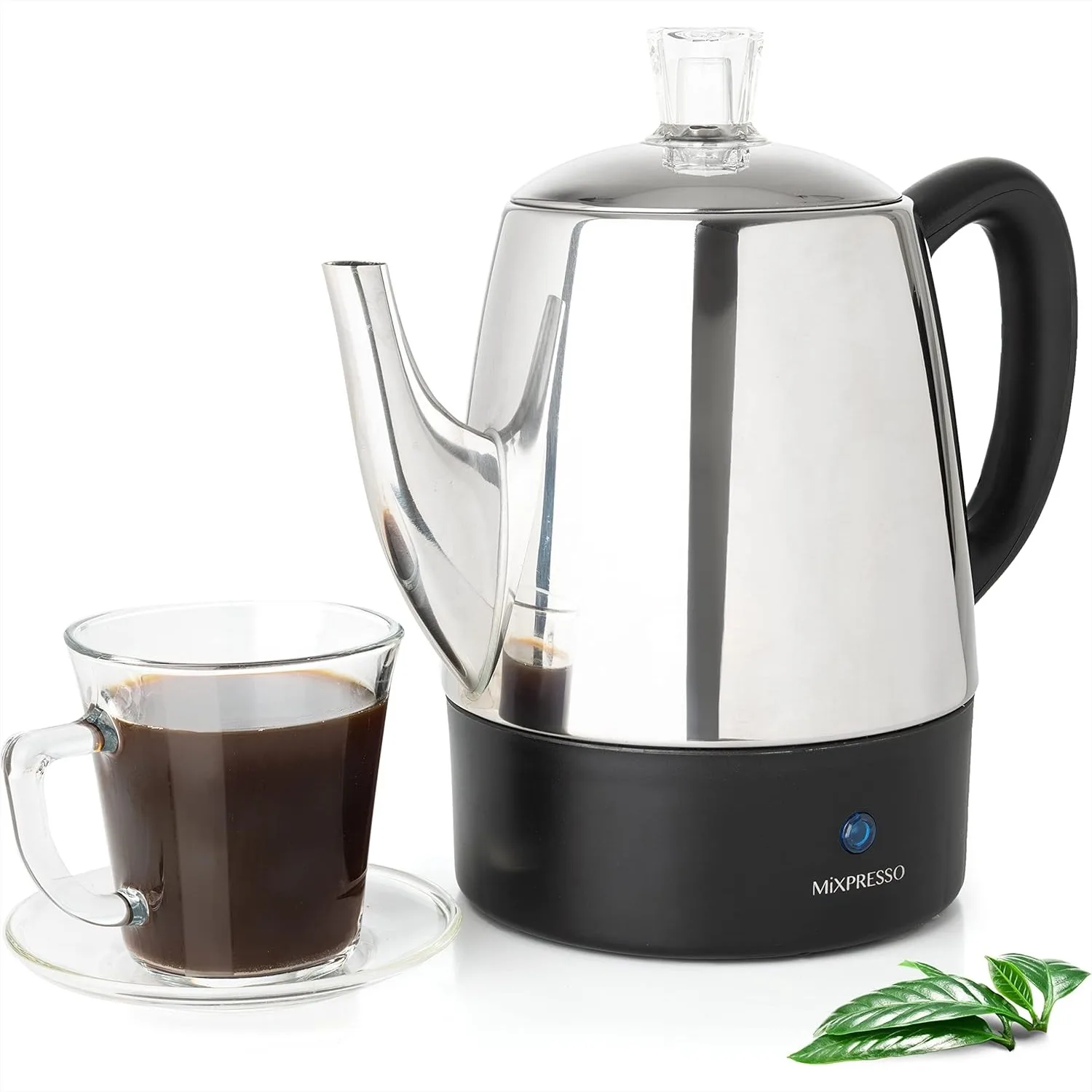 Small Electric Percolator Coffee Pot 4 Cup Stainless Steel, Auto Shut-Off Keep Warm for Daily Brewing
Small Electric Percolator Coffee Pot 4 Cup Stainless Steel, Auto Shut-Off Keep Warm for Daily Brewing
