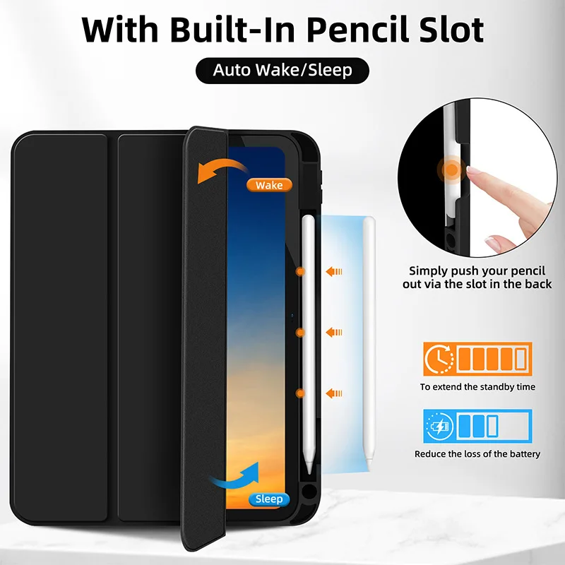 For iPad A16 11th 10th 9th 8th Air 4th 5th Generation 10.9 inch Pencil Holder Case iPad Pro 11 12.9 13 inch Tablet Funda Cover
For iPad A16 11th 10th 9th 8th Air 4th 5th Generation 10.9 inch Pencil Holder Case iPad Pro 11 12.9 13 inch Tablet Funda Cover