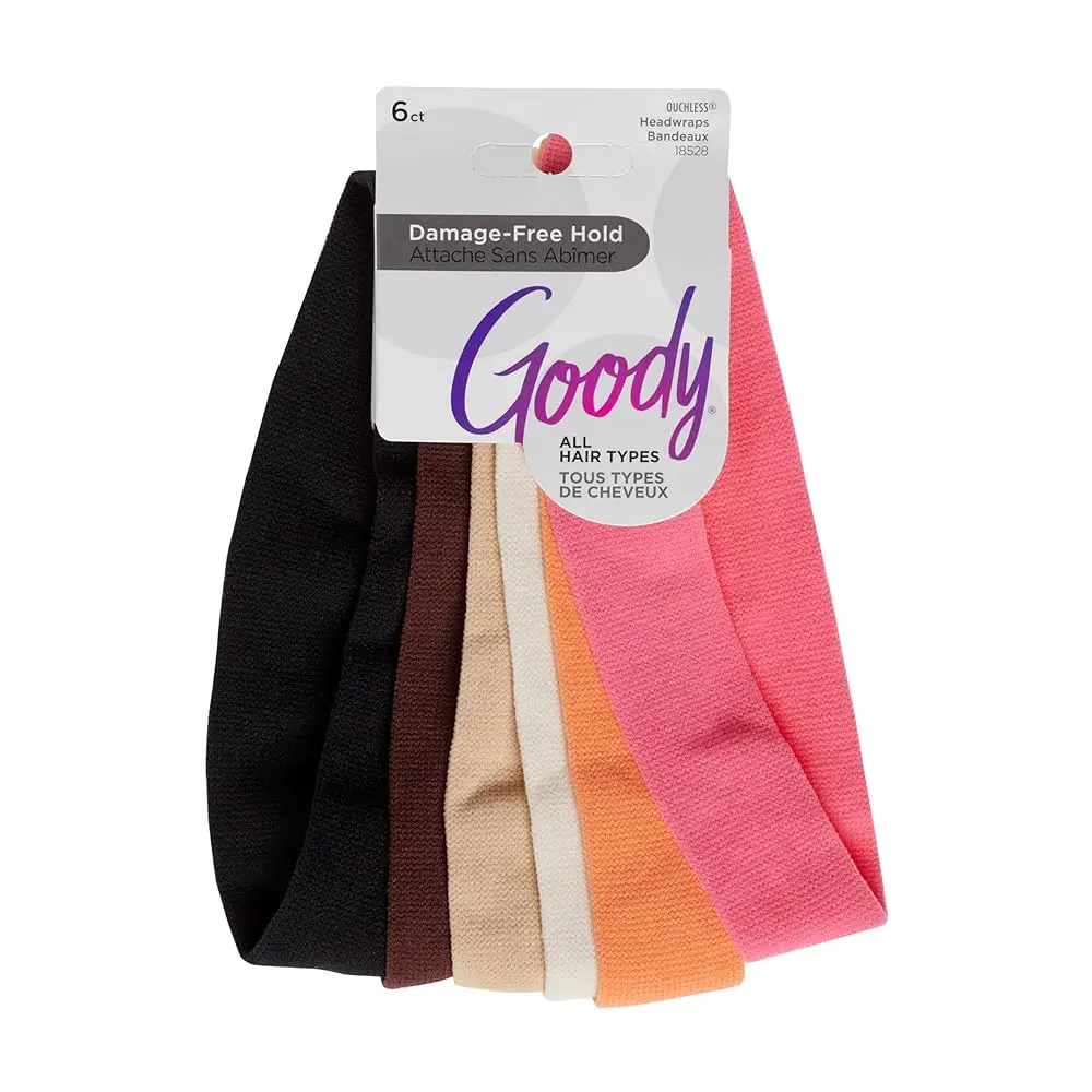 Повязки для волос Goody Basic - 6 шт., теплые оттенки, не повреждают волосы, комфорт на весь день, мягкие и эластичные повязки для женщин и мужчин, Sec
Повязки для волос Goody Basic - 6 шт., теплые оттенки, не повреждают волосы, комфорт на весь день, мягкие и эластичные повязки для женщин и мужчин, Sec
