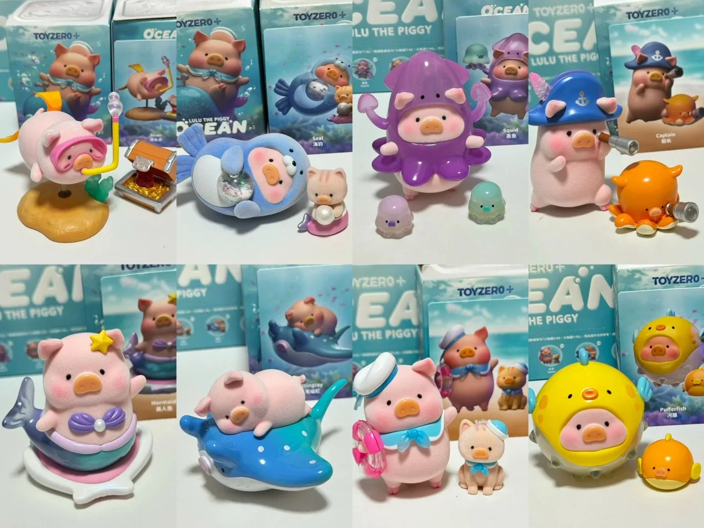 Подлинная слепая коробка серии Lulu The Piggy Ocean, милая мультяшная кукла Lulu, загадочная коробка, украшение для рабочего стола, детская игрушка, подарок-сюрприз
Подлинная слепая коробка серии Lulu The Piggy Ocean, милая мультяшная кукла Lulu, загадочная коробка, украшение для рабочего стола, детская игрушка, подарок-сюрприз