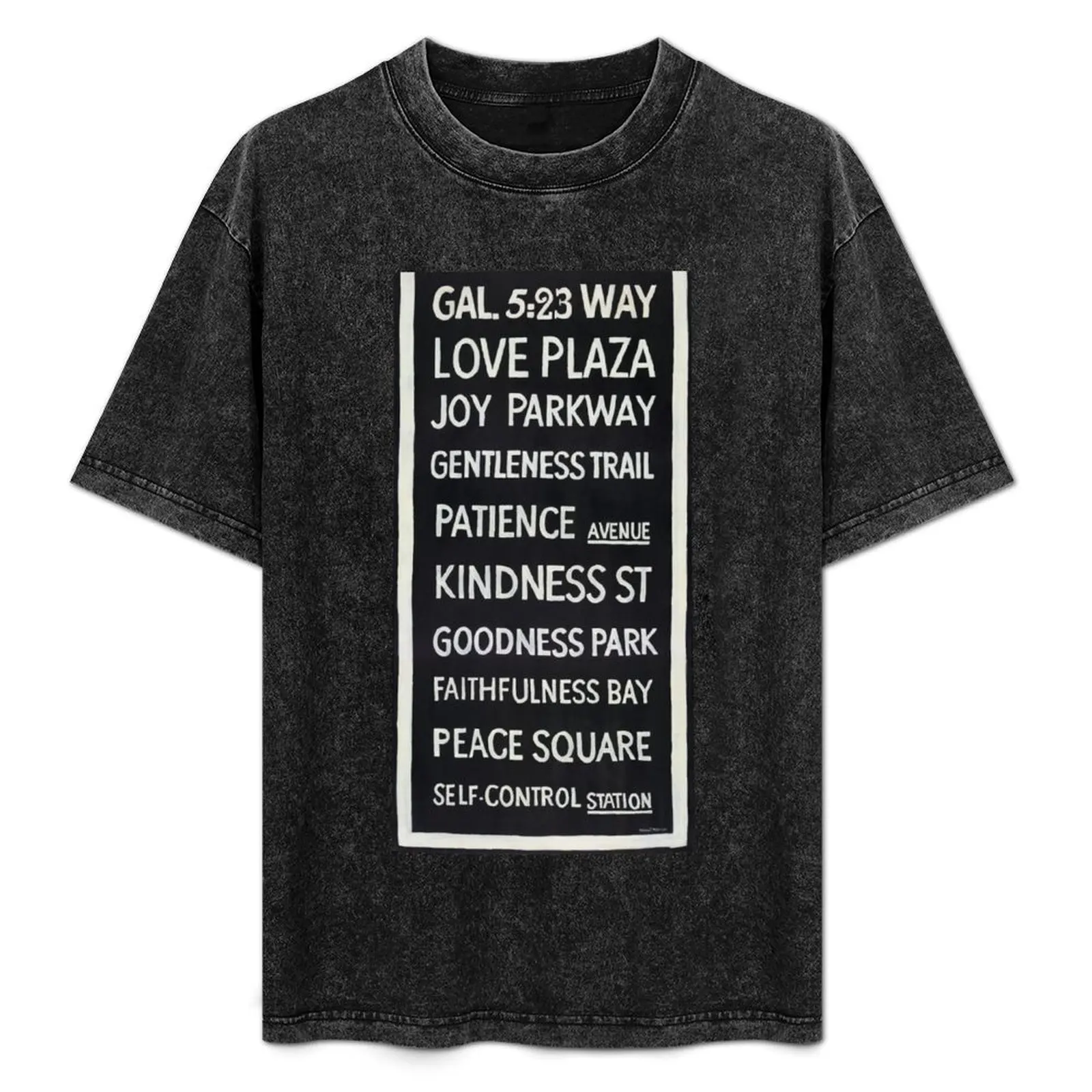 Fruit of the Spirit - Subway Sign T-Shirt Short sleeve tee clothes Man t-shirt tees clothing for men
Fruit of the Spirit - Subway Sign T-Shirt Short sleeve tee clothes Man t-shirt tees clothing for men