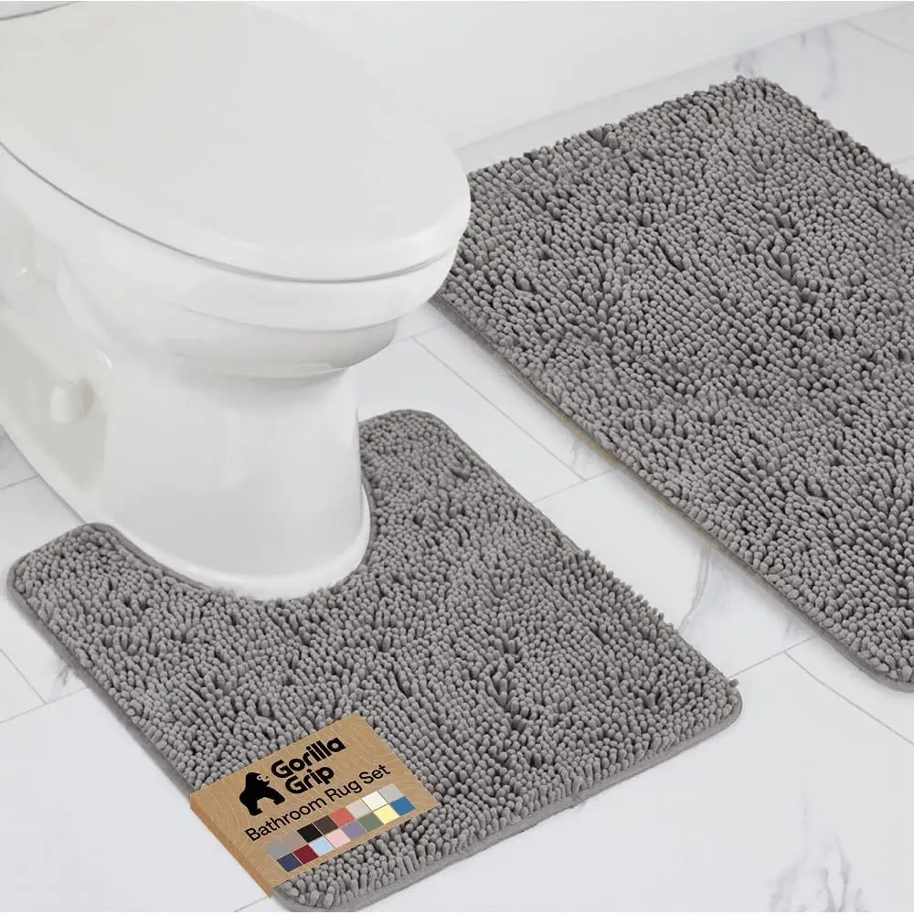Bathroom Rug Sets, Sot Chenille 2 Piece Area Rugs Set, Toilet Base Mat and 30x20 Carpet, Absorbent Microiber Washable Mats Dry Q
Bathroom Rug Sets, Sot Chenille 2 Piece Area Rugs Set, Toilet Base Mat and 30x20 Carpet, Absorbent Microiber Washable Mats Dry Q