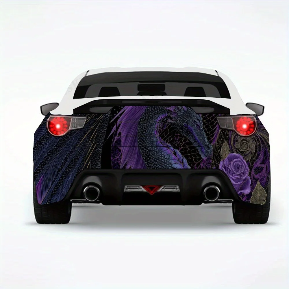 Fantasy Black Dragon Purple Rose Car Sticker,Automotive Car Vinyl Wraps for Decoration and Protection-Waterproof Self - Adhesiv
Fantasy Black Dragon Purple Rose Car Sticker,Automotive Car Vinyl Wraps for Decoration and Protection-Waterproof Self - Adhesiv