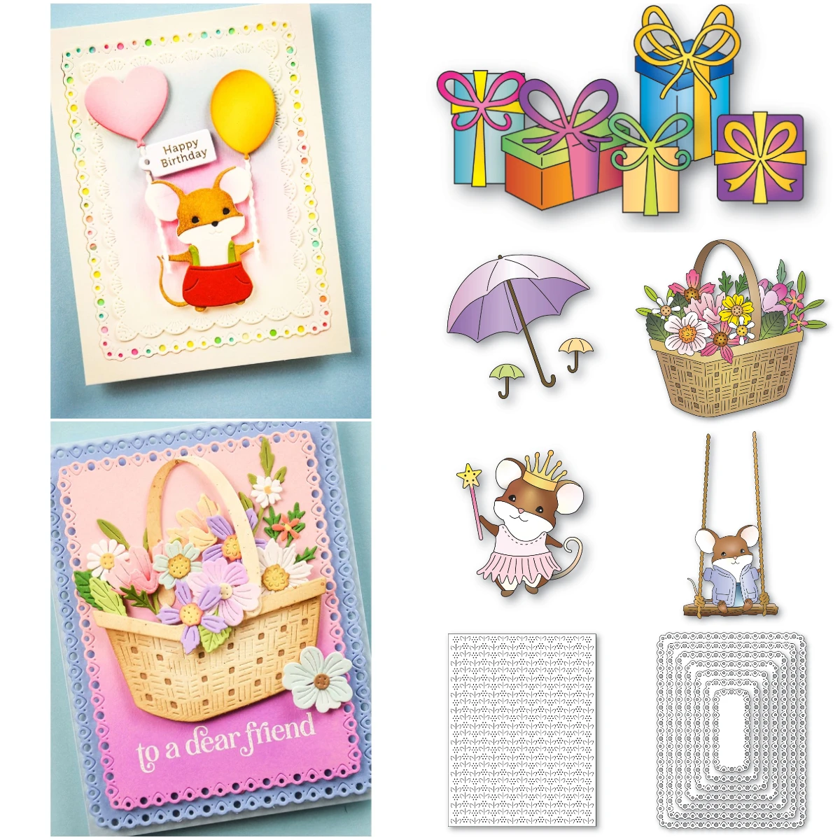 New Notched Eyelet Frames Mouse Dies Metal Cutting Dies For DIY Scrapbooking Photo Cutting Die Paper Cards Embossing Decorative
New Notched Eyelet Frames Mouse Dies Metal Cutting Dies For DIY Scrapbooking Photo Cutting Die Paper Cards Embossing Decorative