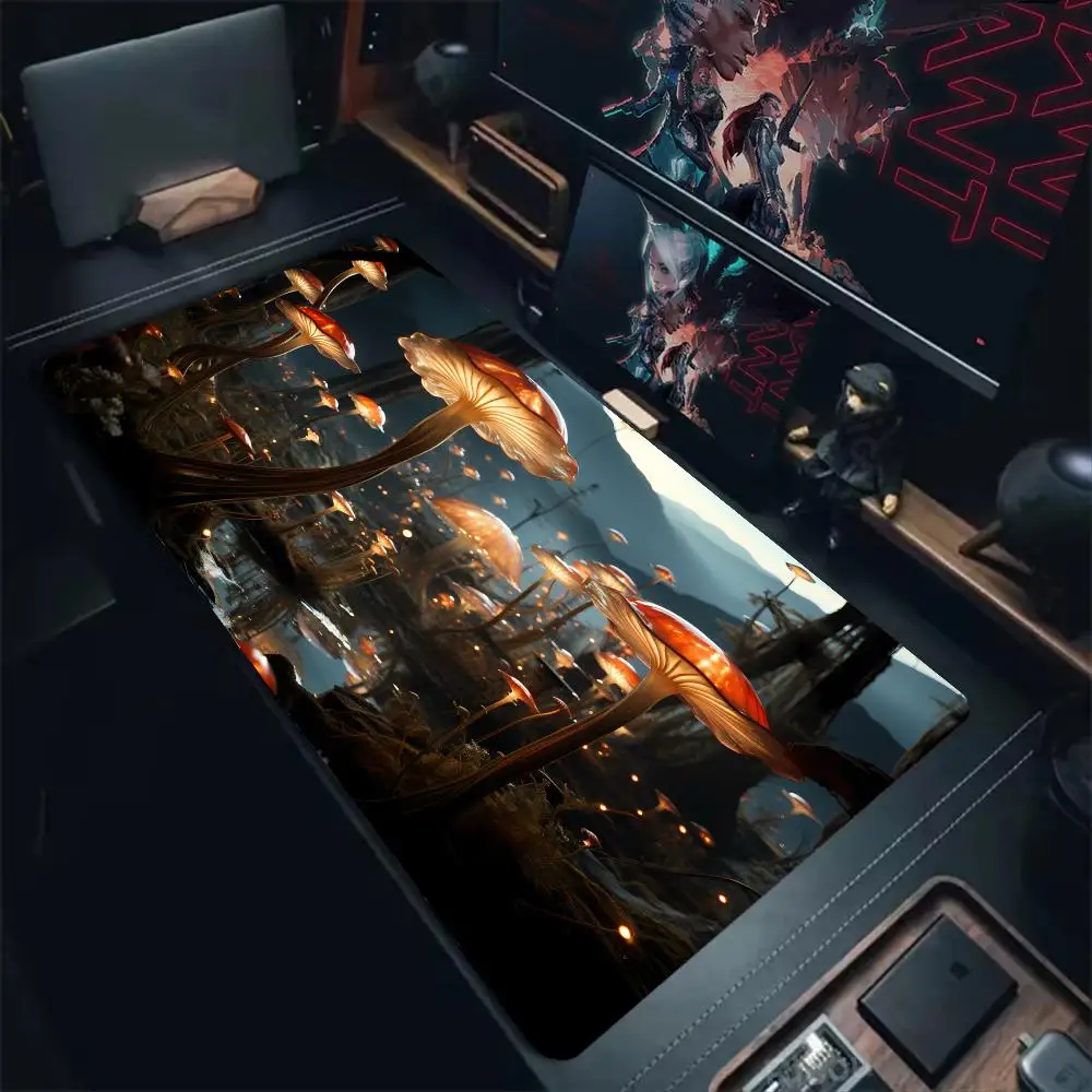 Mushroom forest pattern desk mat mouse pad large gaming mats pc accessories rubber anti-slip laptop office mat expansion pad
Mushroom forest pattern desk mat mouse pad large gaming mats pc accessories rubber anti-slip laptop office mat expansion pad