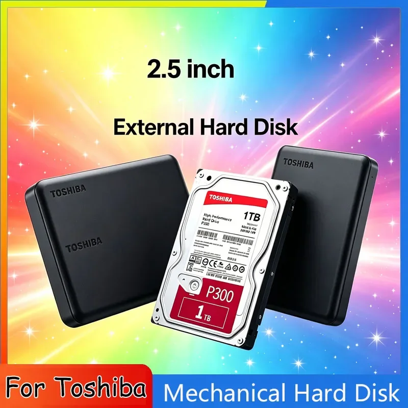 For Toshiba A3/A5 P300 HDWD110 1TB External Hard Drive USB3.2 Gen1 High Speed 2.5 Inch Portable Storage
For Toshiba A3/A5 P300 HDWD110 1TB External Hard Drive USB3.2 Gen1 High Speed 2.5 Inch Portable Storage