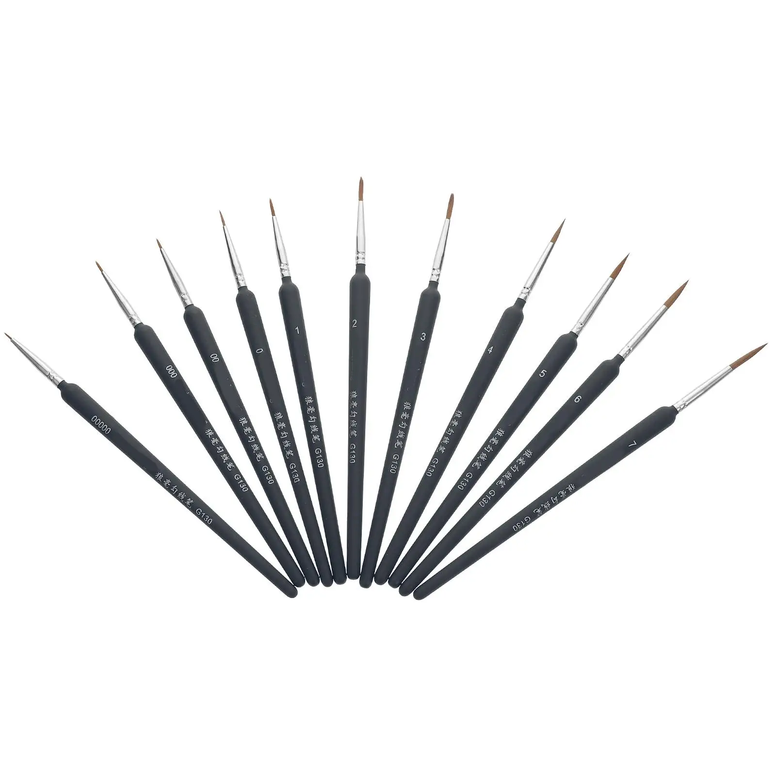 11pcs Wooden Handle Paint Brushes Smooth Grip Watercolor Supplies Mini Drawing Tools Oil Hand Painting
11pcs Wooden Handle Paint Brushes Smooth Grip Watercolor Supplies Mini Drawing Tools Oil Hand Painting