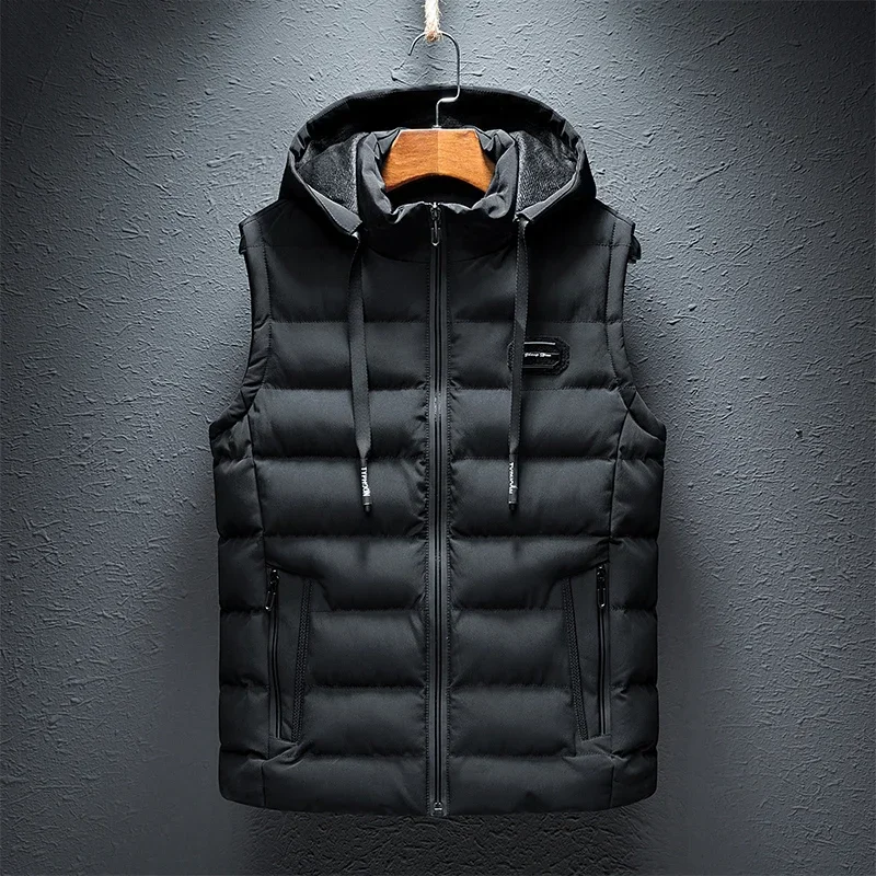 Work Vest Waistcoat Hooded New Spring Autumn Sleeveless Jacket Men Fashion Warm Hooded Vests Male Winter Light Plus Size Mens
Work Vest Waistcoat Hooded New Spring Autumn Sleeveless Jacket Men Fashion Warm Hooded Vests Male Winter Light Plus Size Mens