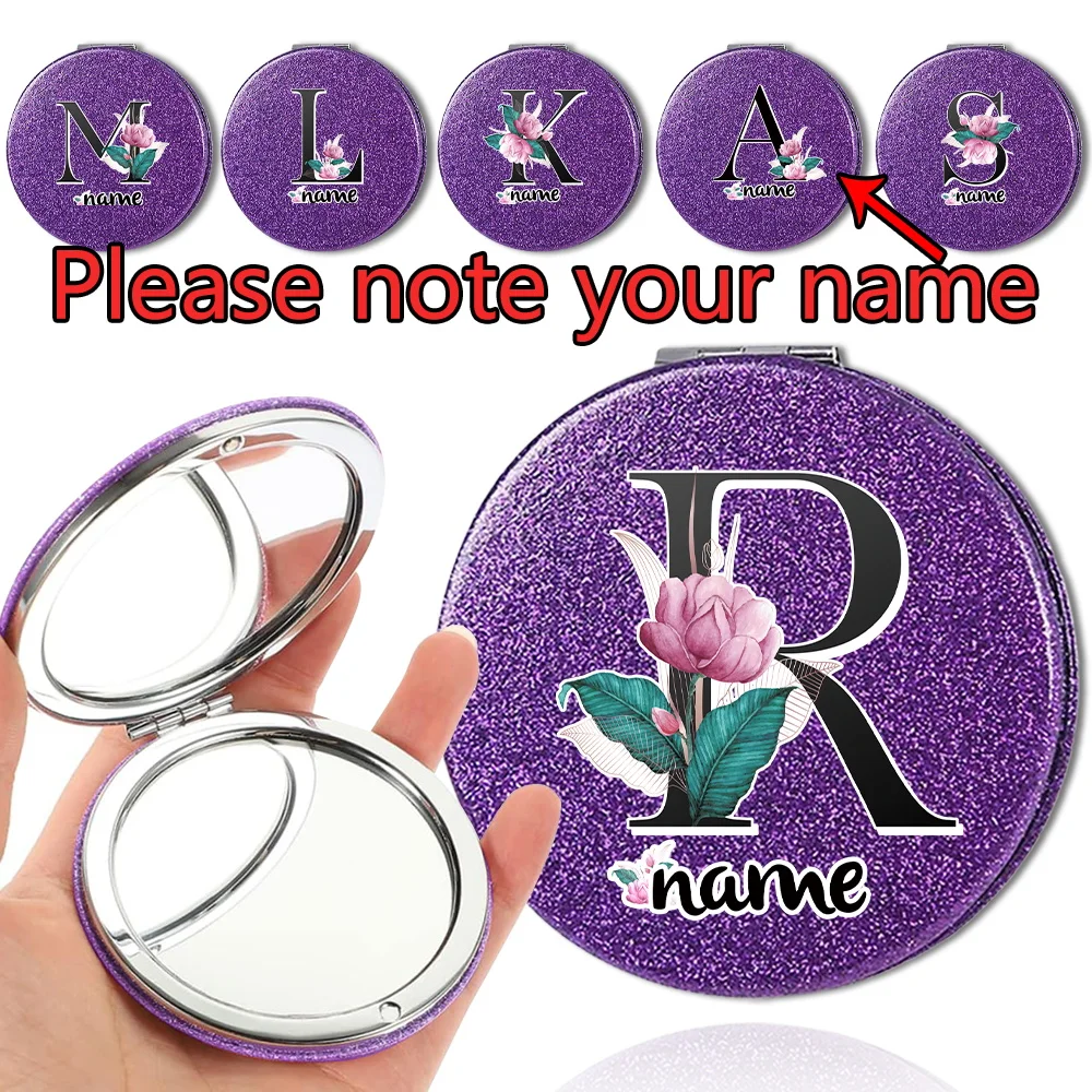 Customized Name Double Sided Shiny PU Makeup Mirror Foldable Pocket Magnifying Cosmetic Mirror Portable Beauty Daily Accessories
Customized Name Double Sided Shiny PU Makeup Mirror Foldable Pocket Magnifying Cosmetic Mirror Portable Beauty Daily Accessories