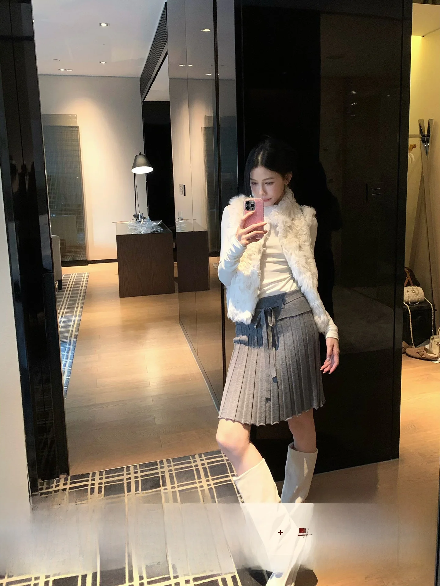 Теплая шерстяная юбка в клетку для женщин, корейский стиль, весенняя мода, прямой крой, миди-юбка с низкой талией, А-силуэт
Теплая шерстяная юбка в клетку для женщин, корейский стиль, весенняя мода, прямой крой, миди-юбка с низкой талией, А-силуэт