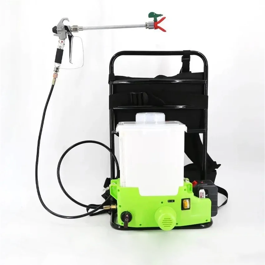 Electric Airless Spraying Machine High Pressure Airless Sprayer Home Decoration Backpack Spraying Machine 220V 500W 6.0AH 6L
Electric Airless Spraying Machine High Pressure Airless Sprayer Home Decoration Backpack Spraying Machine 220V 500W 6.0AH 6L