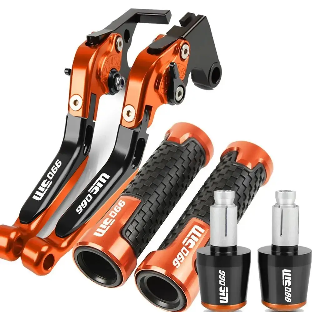 FOR 990SM 990 SM 2007 2008 Motorcycle Accessories Adjustable Brake Clutch Levers Handbar Grips Motocross Modified Parts
FOR 990SM 990 SM 2007 2008 Motorcycle Accessories Adjustable Brake Clutch Levers Handbar Grips Motocross Modified Parts