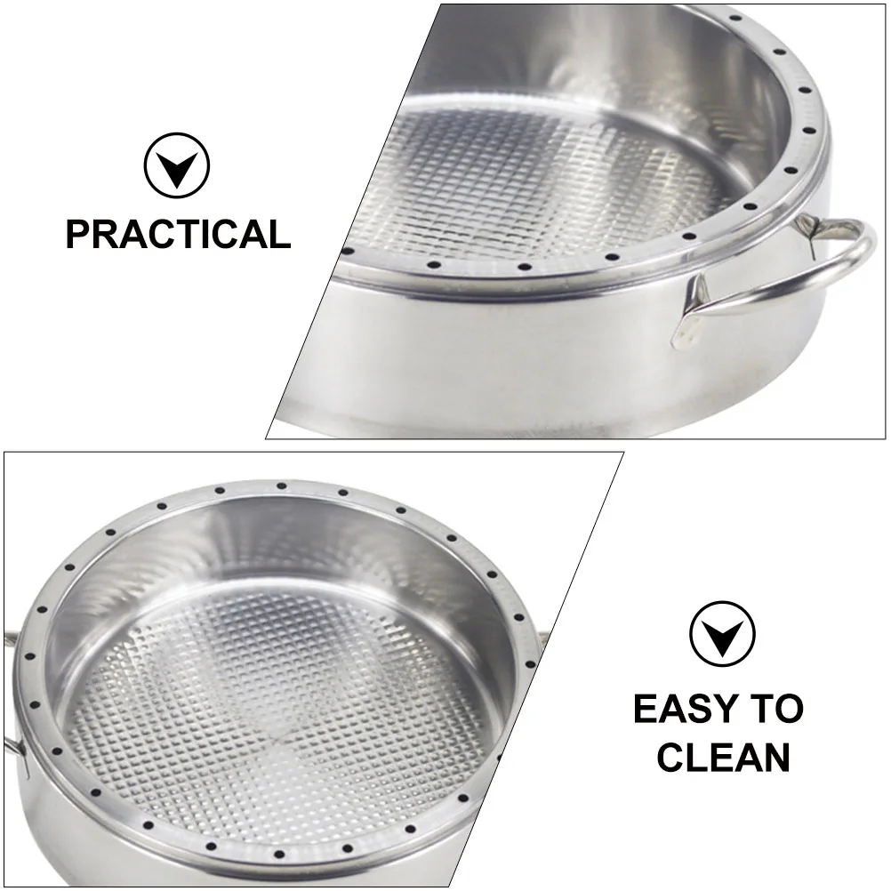 Stainless Steel Steamer Basket Anti-Rust Lightweight Space-saving Easy Cleaning Multi-functional Kitchen for Eggs
Stainless Steel Steamer Basket Anti-Rust Lightweight Space-saving Easy Cleaning Multi-functional Kitchen for Eggs