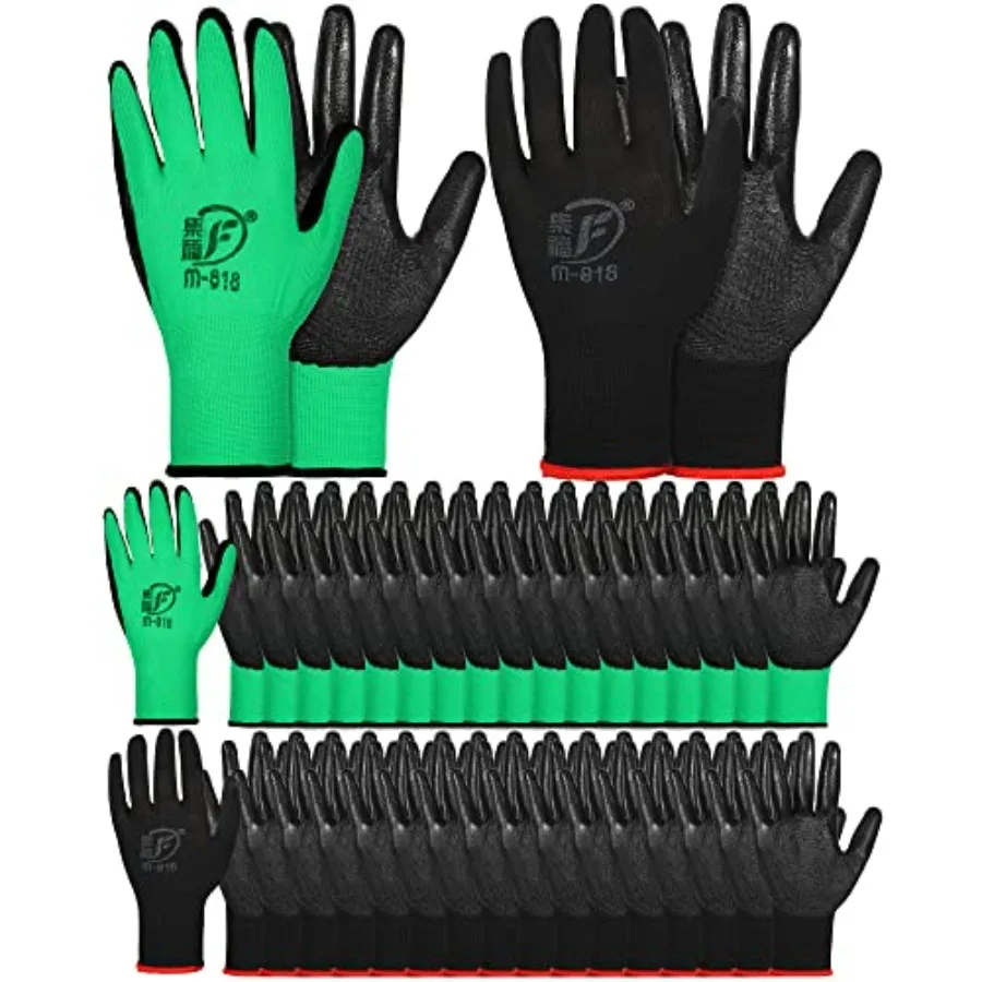 36 Pairs Gardening Gloves for Men Women Breathable Rubber Coated
36 Pairs Gardening Gloves for Men Women Breathable Rubber Coated