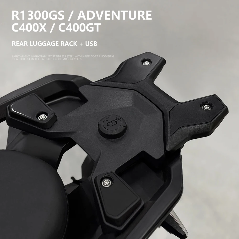 For BMW GS1300 R1300GS Adventure C400GT C400X 2025 Motorcycle Rear Box Tail Rack Luggage Top Case Bracket Holder USB interface
For BMW GS1300 R1300GS Adventure C400GT C400X 2025 Motorcycle Rear Box Tail Rack Luggage Top Case Bracket Holder USB interface