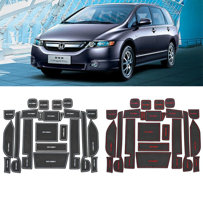23 Pcs Car rubber anti-slip mat coaster Door Slot Mat Set For Honda Odyssey 2009 2010 2011 2012 2013 2014 accessories
23 Pcs Car rubber anti-slip mat coaster Door Slot Mat Set For Honda Odyssey 2009 2010 2011 2012 2013 2014 accessories