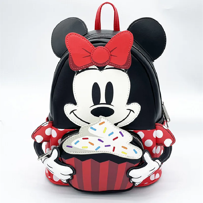 Disney Kawaii Anime Cupcake Minnie Mini Backpack Cartoon Portable Children's Schoolbag Leisure Travel Bag Girls Birthday Gifts
Disney Kawaii Anime Cupcake Minnie Mini Backpack Cartoon Portable Children's Schoolbag Leisure Travel Bag Girls Birthday Gifts